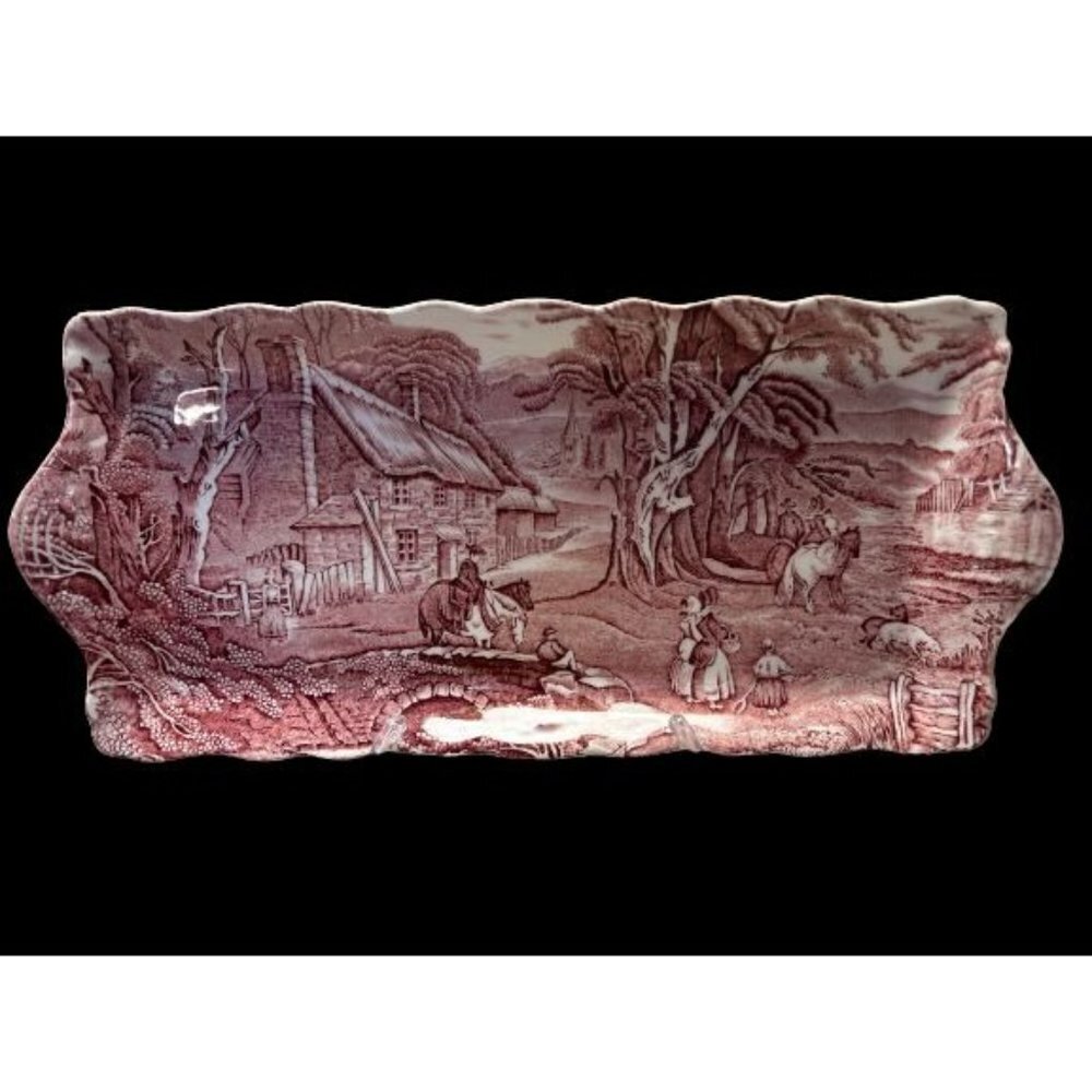 Old Foley James Kent Ltd Staffordshire England Serving Dish Rectangular 11.5" - Picture 2 of 7